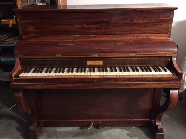 clic pour ouvrir dans un nouvel onglet Piano droit Pleyel & Compagnie (pianino) à acheter sur Montpellier